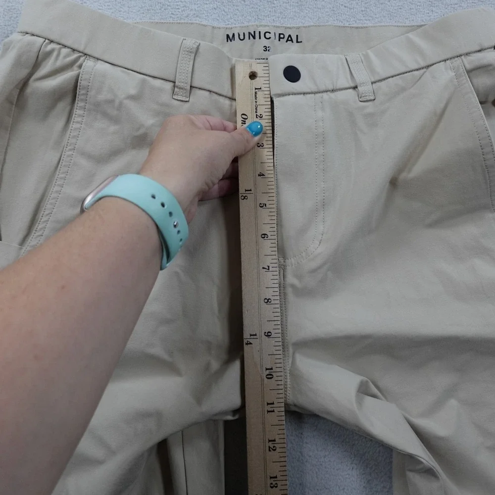Municipal Sport Superstretch Utility Pants Mens 32 Beige Performance Cotton